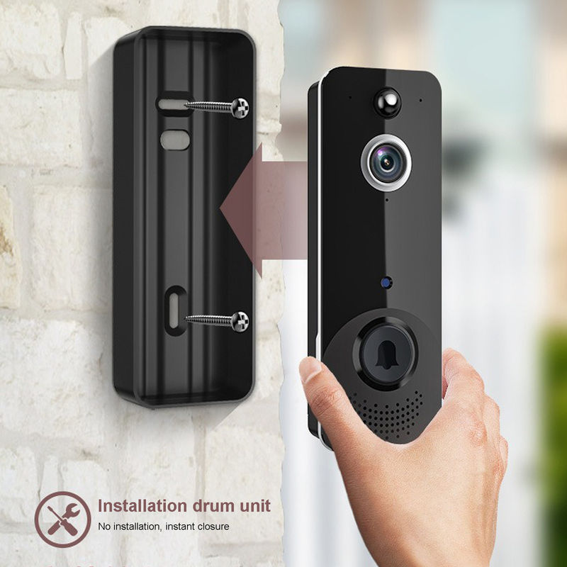 App Smart Ring sans fil sonnette avec sonnette 140 degrés grand angle basse puissance sonnette vidéo