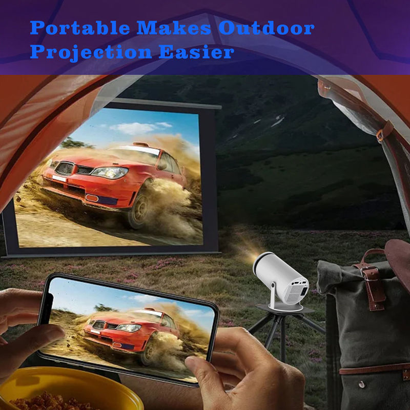 Projecteur LCD portable HY300 avec résolution native 1280*720P 2.4G/5G/BT4.1